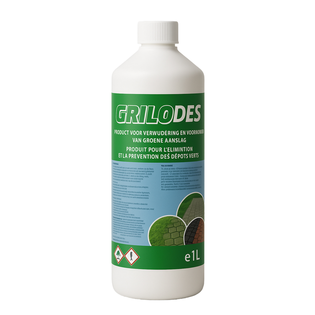 CHEMIEKOR Ontmosser 1L | Grilo DES | Anti-Mos - Groene Aanslag Verwijderen  (1 Fles)