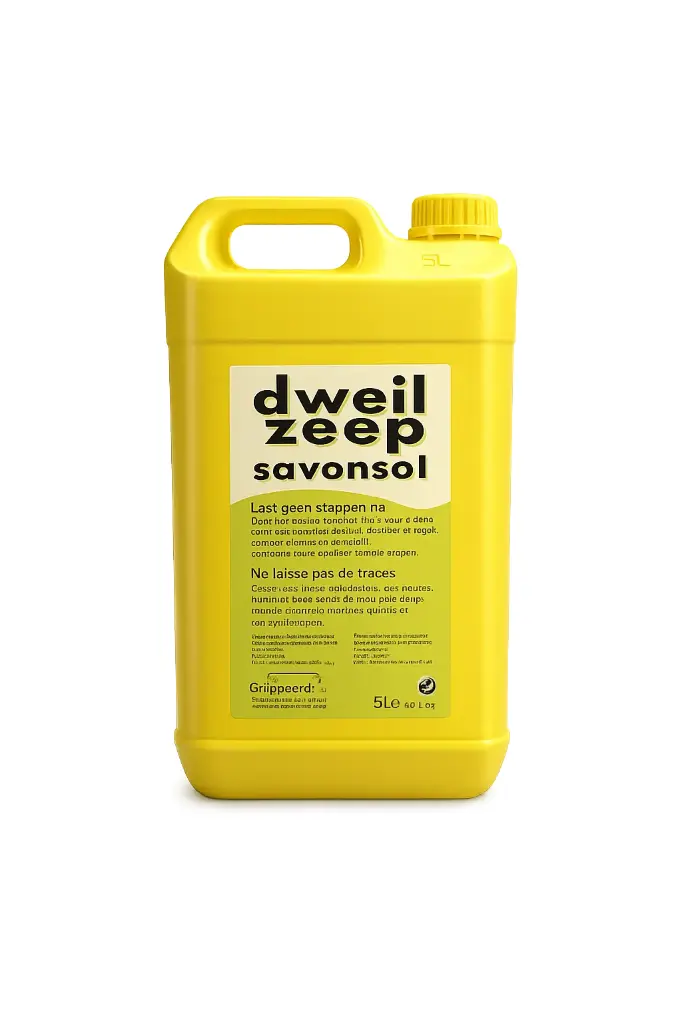 CHEMIEKOR Savon à récurer 5L | Savon pour sols authentique – 100 % biodégradable (Bouteille)