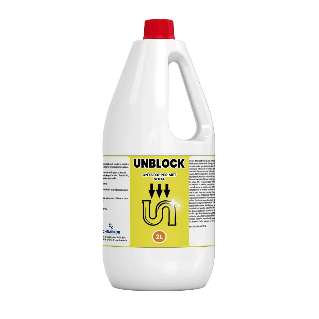 CHEMIEKOR Unblock with Soda 2L – Extra Powerful Unblocker (Bottle)
