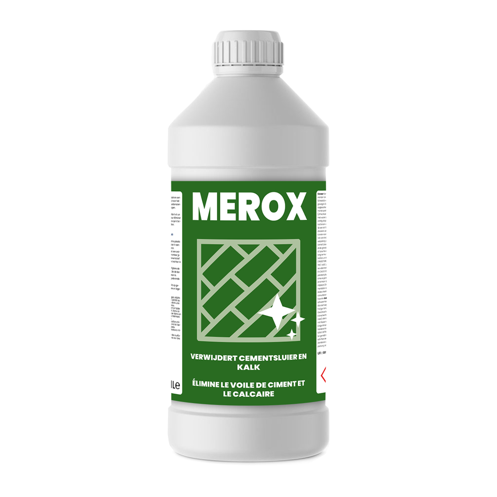 CHEMIEKOR Merox 1L - Cementsluier Verwijderen - Kalkaanslag Verwijderen (1 Fles)