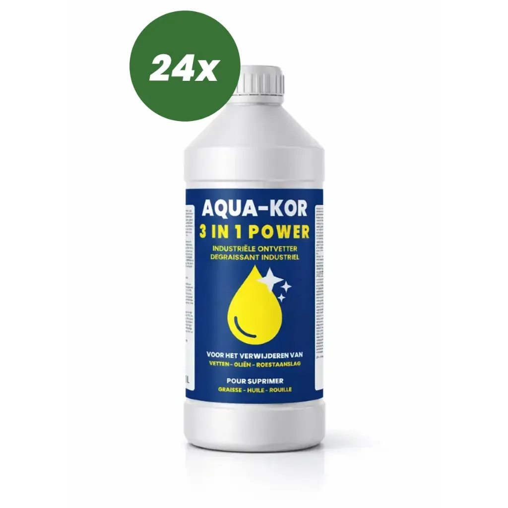 CHEMIEKOR AquaKor 1L - Verwijderen van vetten - Olie - Roestaanslag