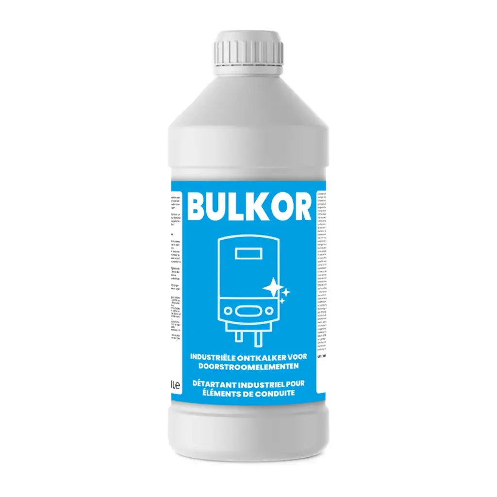 CHEMIEKOR BulKor 1L - Kalkaanslag Doorstroomelementen Verwijderen (1 Fles)