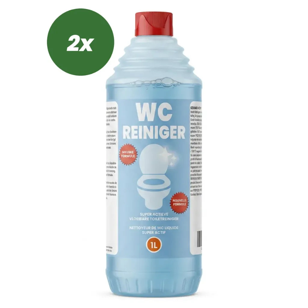 CHEMIEKOR WC Reiniger 1L - Reiniger Toilet - Buigbare Kraag