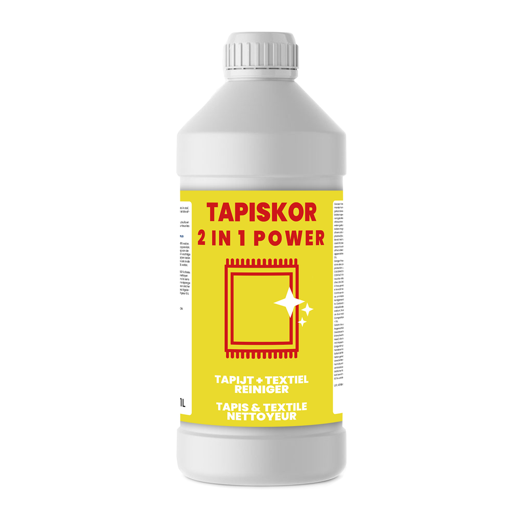 CHEMIEKOR Tapiskor 1L - Tapijt Reiniger - Reiniger Voor Textiel (1 Fles)